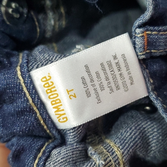 💥50% sale💥Gymboree cuffed jeans sz2T #b269 - Picture 2 of 7